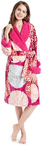 Medallion Plush Wrap Robe