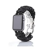 For iWatch Apple Watch 42mm, Sunfei NEW Nylon Rope Survival Bracelet Watch Band (C)