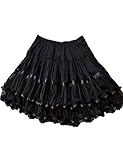 Yummy Bee Womens Lace Rockabilly Long Swing Skater Skirt Plus Size 2 - 24