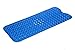 Simple Deluxe Anti-Bacterial Anti-Slip-Resistant Bath Mat, 16 W x 39 L, Extra Long, Blue by Simple Deluxe