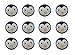 Bulk 12 Penguin Bouncy Balls - Cute Winter Party Supplies Favor Set - 1 Dozen