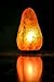 8 to 9 Inch Himalayan Salt Lamp Hand Carved, Natural Wood Base with Dimmer Control, 6-9 lb. Mined from Himalayan Mountain Range, Beautiful Amber Color, 100% Authentic Himalayan Salt Lamp