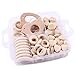Baby Love Home Baby Natural Maple Wooden Teether DIY wooden Teething Kit Wood Beads Make Nursining Teething Necklace Rings Chewable Necklace Baby Teether Toys Sensory Toys For Baby Organic Shower Gift