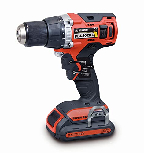 Stayer Profesional PBL 202 BL Akkuschrauber 18 V 2.0 Ah 0 – 560/0 – 1900 Min