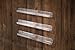 J JACKCUBE DESIGN Acrylic Nail Polish Wall Mount Cosmetic Storage Organizer, Space-Saving 3 Ledge Shelf Set (Large)- :MK178B