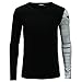 FasCosplay Men's Long Winter Soldier Steel Arm Long Sleeve Cosplay T-Shirt