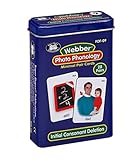 Super Duper Publications Webber Photo Phonology Initial Consonant Deletion Minimal Pair Card Deck Educational Learning Resource for Children