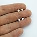 14k Yellow, White or Rose Gold Tiny Square Stud Earrings