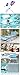 dazzl 360˚ Rotation Sided Ironing Board Patent Pending With Iron Rest-Watercolor