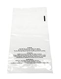 Shop4Mailers 14.5 x 19 Suffocation Warning Clear Plastic Self Seal Poly Bags 1.5 Mil (100 Pack)