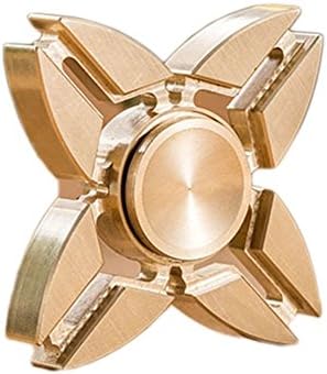 Best Hand Spinners - New Vision Spinner Fidget Toy With Premium Hybrid Bearing -High Speed Spinner (Gold-5)