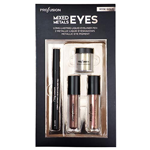 Profusion Cosmetics Mixed Metals Metallic Eyes Rose Gold - 11.5oz Clear
