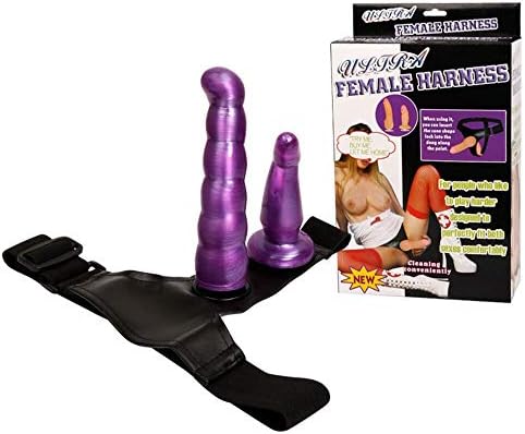 Solid Strapon Harness Strap Ons Funny Toys for Lesbian Adjustable Pants Strap on Strapless Purple