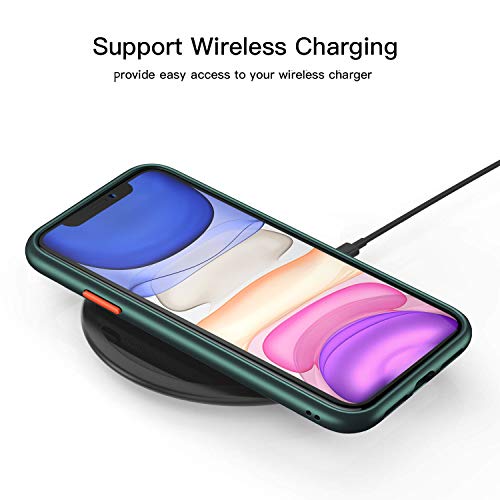 image for SEEKFULL iphone 11 Pro Case Midnight Green Ultra Thin for Men Women TP