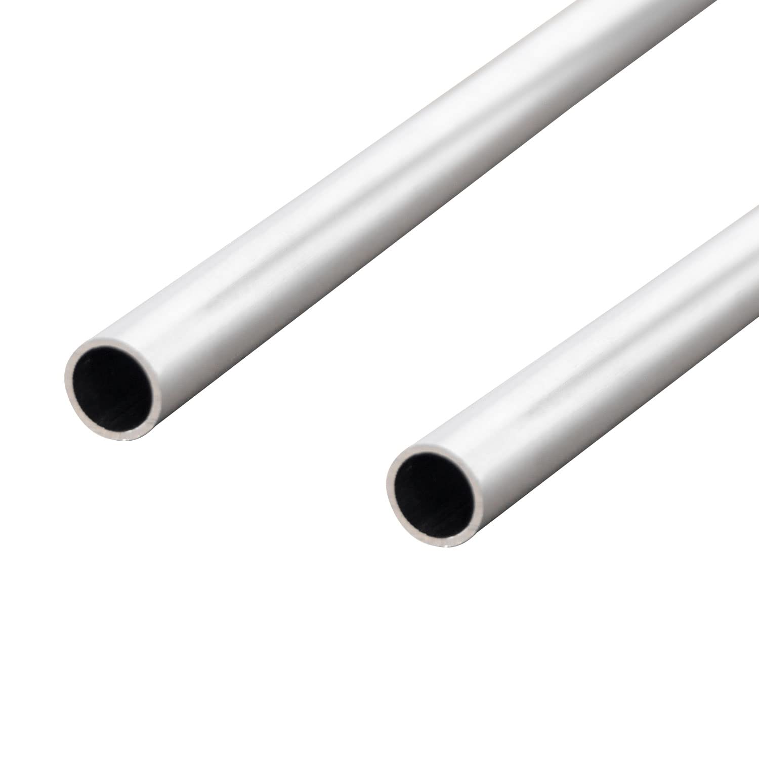 Aopin Round Aluminum Tube 11mm/0.41" ID x 13mm/0.51" OD x 300mm/11.8" Length, Seamless Aluminum Straight Tube 2 PCS