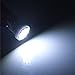 Aucan 12v 50pcs T10 W5W 2825 158 192 168 194 10-SMD 3014 LED Light bulbs Used for Instrument Cluster, Door Courtesy
