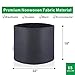TopoGrow 12 Pack 65 Gallon Grow Bags Black Fabric Round Aeration Pots Container for Nursery Garden and Planting Grow (65 Gallon, Black)thumb 1