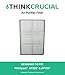 Crucial Air HEPA Air Purifier Filter; Fits Whirlpool Air Purifier Models AP250 and AP150; Compare To Whirlpool Part # 1183051K; Designed & Engineered By Crucial Air