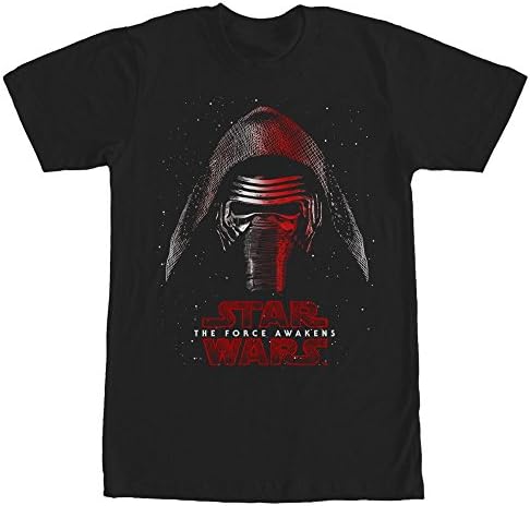 Star Wars The Force Awakens Kylo Ren Sith Dark Side Men's (M-5XL) T-Shirt - Black (Large)