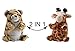 Switch A Rooz Giraffe/Cheetah Dash and Dots Plush