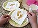 YuanKanJu 100 Baby Shower Napkins Custom Oh Baby Design - Party Decorations - 3 Ply Beverage, Cocktail Napkins - Perfect Boy and Girl Baby Shower Serviettes - True to Color Gold Feet Prints