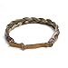 TY.HERMENLISA Chunky Synthetic Hair Braided Headband Classic Wide Plaited Braids Elastic Stretch 3 strands Hairpiece Women Beauty Accessory, 50g, Dark Blonde