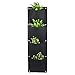 KISSTAKER Gardens 4 Pocket Vertical Wall Garden Planter Wall-Mounted Plant (4 Pocket)