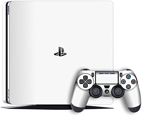EasySkinz Gadgets WRAP Glossy White Skin for Sony Playstation 4 Slim (PS4 Slim) [Video Game]