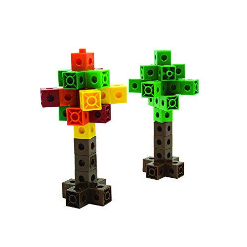 ETA hand2mind Linking Pop Cubes, Educational Counting Math Toy (Set of 500) - Thumbnail 7