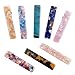 Duckbill Clips Acrylic Resin Alligator Hair Clips Crocodile Leopard Print Hair Barrettes for women Styling Hairdressing (Multicolor 8Pcs)