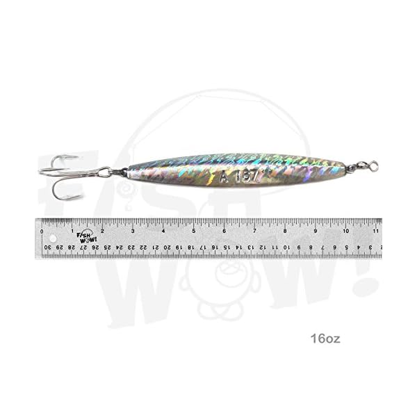 16oz-Diamond-Jig-Mylar-Holographic-Laser-jigs-with-a-Treble-Hook