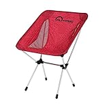 Folding Camping Chairs with Carrying Bag, Compact Ultralight Foldable Beach Chair – Portable Heavy Duty Outdoor Chair for Backpacking, Hiking, Camp, Beach, Fishing