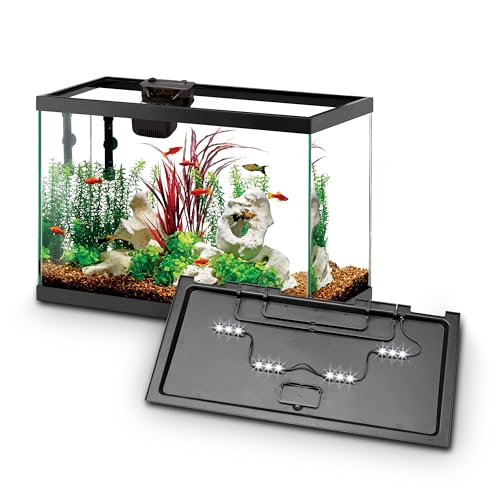 Aqueon Aquarium Starter Kit with Smart Clean Filtration and LED Lighting, Fresh…