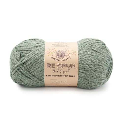 Lion Brand Yarn Re-gesponnenes dickes und schnelles Garn, Fichte