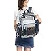 Clear Transparent PVC School Backpack, Heavy Duty Clear Backpack with Laptop Compartment for Work, Security, Sporting Events