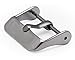 BARTON WATCH BANDS - Replacement Buckle - Choice of Color & Width - Stainless Steel (Silver Color) 20mm - Vacuum PVD Finish