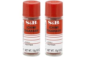 [ Pack of 2 ] S&B Ichimi Togarashi, .52-Ounce Bottle