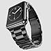 PUGO TOP Compatible with Apple Watch Band Series 7 45mm Series 6 5 4 44mm Series 3 2 1 SE 42mm, Iwatch iPhone Watch Link Wristband for Men(42mm/44mm/45mm, Space Gray)