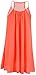 Preferhouse Women's Beach Cover Up Casual Sun Dress Maxi Tanks L Coral