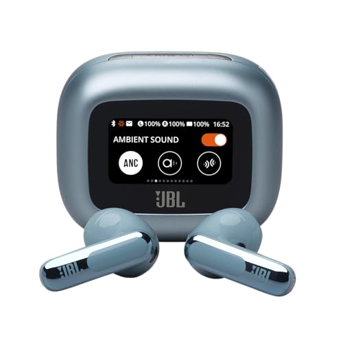 Live Flex 3 Auriculares inalámbricos de botón True Wireless con cancelación de ruido adaptable, hasta 50 horas de reproducción, Bluetooth, audio de alta resolución, azul