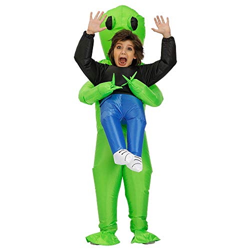 KOOY Inflatable Alien Costume Kids Inflatable Halloween Costumes Blow