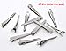PEPPERLONELY Brand 50PC Silver Tone Alligator Hair Clips 2 Inch