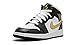 Jordan Mens Air 1 Mid SE (GS) BQ6931 007 Black Gold Patent Leather - Size 7Y