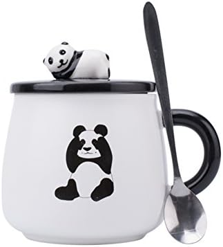 Panda coffee mugs tea cups teacups ceramicporcelain espresso travel mug-H 450ml