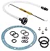 Kit King USA - Helm Seal Kit for Seastar HS5176 with Seastar HA5438 Filler Tube and Seal Pick Tool Sea Star Hydraulic Steering Kit for Boat Helm for HH5271 and More by Kit King Teleflex HC5345 Boats