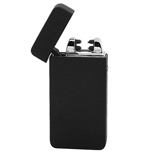 Pard frosted windproof double arc usb lighter, rechargeable flame…