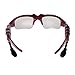 WONFAST Bluetooth Sunglasses Sun Glasses Music Handsfree Headset Headphones for Smart Phone PC Tablet IPHONE6 /6 PLUS Samsung HTC Bluetooth devices + Free Replaceable 3 pair lens (Yellow,Brown,Clear) - Red