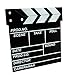 Director’s Film Movie Clapper Slate Chalkboard Professional Vintage Clapper Slate Board Cut Action TV Movie Clapperboard - Decor (7.5” x 8”)