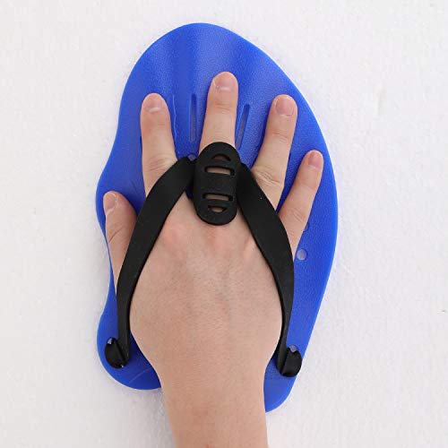 image for Gasher Contoured Swim Hand Paddles Swimming Training Paddles with Adju