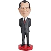 Royal Bobbles Richard Nixon Bobblehead, Premium Polyresin Lifelike Figure, Unique Serial Number, Exquisite Detail